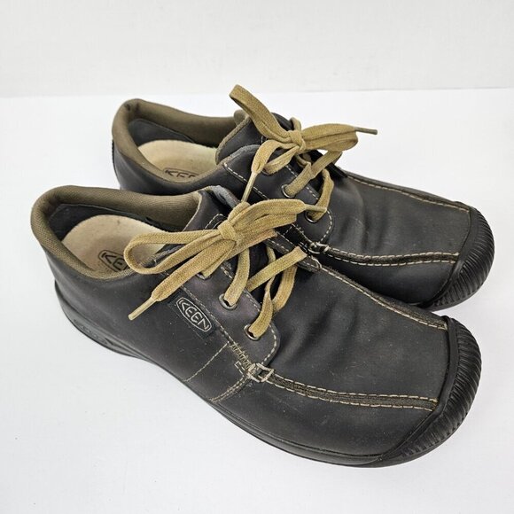 Keen Reisen Leather Low Lace Up Hiking Oxford Shoe 1011491 main image 9